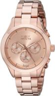 invicta womens 12467 ion plated stainless logo