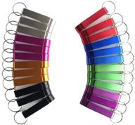 🍺 pack of 24 assorted color aluminum beer bottle opener keychain pocket for bartender, wedding favors logo