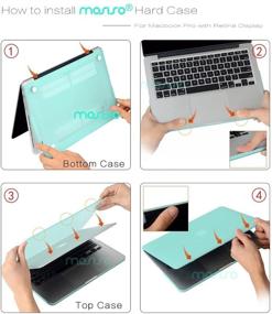 img 2 attached to MOSISO Compatible Protective Keyboard Protector Laptop Accessories