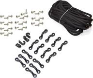 marine masters standard deck rigging kit accessory for kayaks canoes and boats with hardware options (aluminum logo