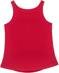 img 1 attached to 🌿 Certified Organic Cotton Sleeveless Girls' Clothing by CAOMP