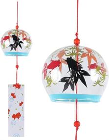 img 2 attached to 🎐 Falytemow Japanese Wind Small Funny Goldfish Wind Bells: Handmade Glass Pendant for Birthday Gift and Home Décor (2pcs)