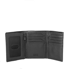 img 3 attached to Relic Men's Trifold Wallet in Brown: Stylish Men's Accessory for Wallets, Card Cases & Money Organizers