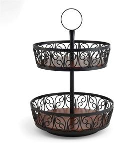 img 4 attached to Gourmet Basics Mikasa Rotating 2 Tier