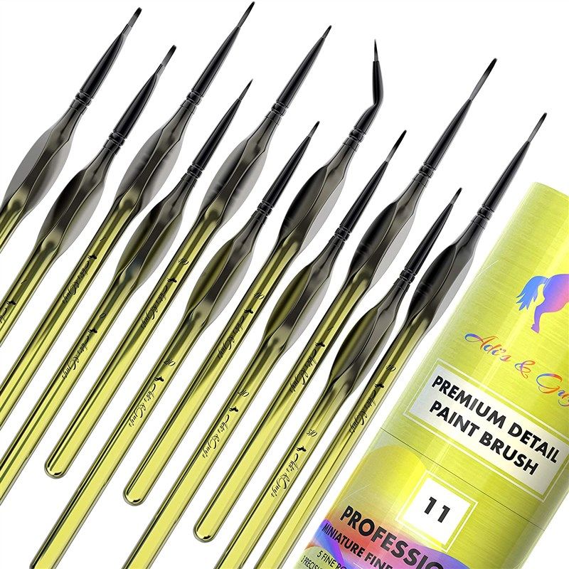 detail brushes artist quality miniatures logo