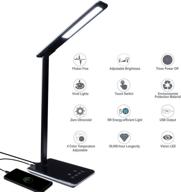 💡 kingwin desk lamp led with usb phone charging - ideal for bedrooms, dorm rooms, and office tables logo