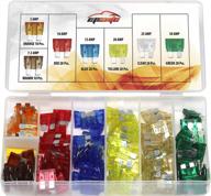 🚗 epauto assorted car truck standard blade fuse set - 120 piece pack with various amp ratings logo