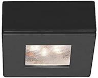 💡 wac lighting hr led87s 27 bk square led button fixture логотип