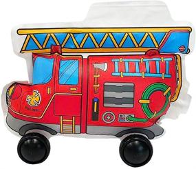 img 3 attached to 🎨 Набор бумажных воздушных шаров на тему транспортных средств для детей - творческий набор для мальчиков и девочек от 3 до 8 лет: полицейская машина, скорая помощь, пожарная машина, школьный автобус.
