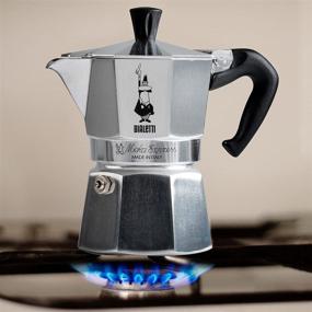 img 2 attached to ☕ Bialetti Moka Express: Authentic Stovetop Espresso Maker, Crafted for True Italian Coffee, Moka Pot 18 Cups (27 Oz - 810 Ml), Aluminium, Silver