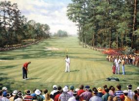 img 1 attached to 🎨 Royal Langnickel Painting by Numbers PAL29: Augusta Golf Adult Set - 12 3/4 x 15 3/4 - Unleash Your Inner Artist!