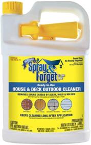 img 1 attached to 🏡 Spray & Forget Ready-to-Use House & Deck Outdoor Cleaner Nested Trigger Spray Bottle – 1 Gallon