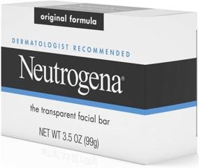 img 1 attached to Neutrogena Original Gentle Facial Cleansing Bar: Pure 🧼 & Transparent Face Wash, 3.5 oz (Pack of 6)