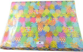 img 2 attached to 🍍 Tropical Paradise: Bulk Pack of 20 Pineapple Tissue Paper Sheets (20"x30")