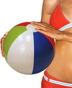 img 2 attached to 16-Inch Multi-Color Beach Balls - Pack of 12: Ultimate Fun in the Sun!