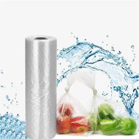 img 4 attached to 🛍️ 350 Bags/Roll BESTEASY 12x20 Plastic Food Storage Bags - Clear Produce Bags for Fruits, Vegetables, Bread, and Kitchen Storage (1 Roll)