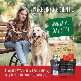 img 2 attached to 🐶 Freeze-Dried All Natural Dog Food - Nature's Advantage Dinner - Made & Sourced in the USA - Grain Free - Resealable Pouch