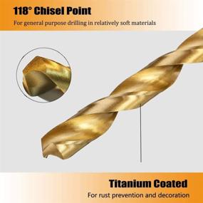 img 3 attached to 🔩 Migiwata 1.0-10mm Metric Jobber Twist Drill Bit Set for Precise Drilling