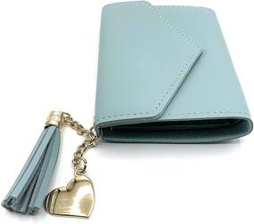 img 3 attached to Wallet Leather Pendant Checkbook Organizer
