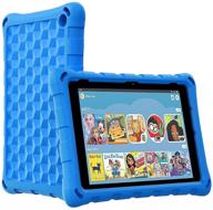 📱 2021 new hd 10 tablet case: compatible with all-new hd 10 & hd 10 plus tablet (11th gen, 2021 release) – kids shock proof cover (blue) logo