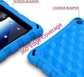 img 1 attached to 📱 2021 New HD 10 Tablet Case: Compatible with All-New HD 10 & HD 10 Plus Tablet (11th Gen, 2021 Release) – Kids Shock Proof Cover (Blue)