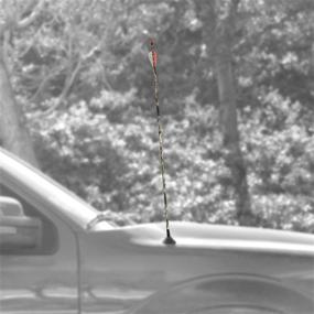 img 1 attached to 🚗 Pilot Automotive Pilot ANT-100 Arrow Car Antenna - Camouflage Brown & Green, 1 Pack
