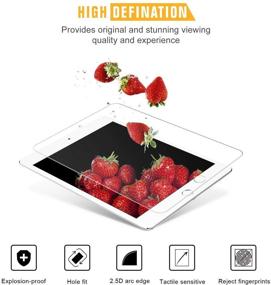 img 1 attached to 📱 Поканик - Защитное стекло для экрана iPad Mini 5/4 (7.9 дюйма) - HD Темперированное Стекло | Защита от царапин 9Н | Антибликовое покрытие | Легкая установка (2 штуки)