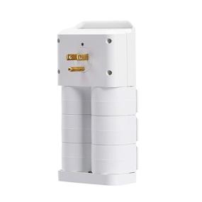 img 3 attached to ⚡ Power Up Safely with Amazon Basics Rotating Wall Mount Surge Protector - 1080 Joules