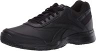 stylish reebok women's cushion walking black athletic shoes for active women logo