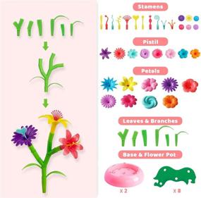 img 2 attached to 🌸 GAMZOO Flower Garden Construction Set