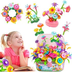 img 4 attached to 🌸 GAMZOO Flower Garden Construction Set
