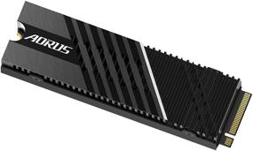 img 2 attached to 💾 GIGABYTE AORUS Gen4 7000s 1TB NVMe M.2 SSD, PCIe 4.0, Nanocarbon-Coated Aluminum Heatsink, 3D TLC NAND, GP-AG70S1TB