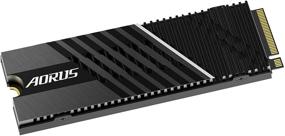 img 3 attached to 💾 GIGABYTE AORUS Gen4 7000s 1TB NVMe M.2 SSD, PCIe 4.0, Nanocarbon-Coated Aluminum Heatsink, 3D TLC NAND, GP-AG70S1TB