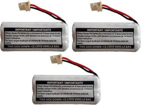 img 2 attached to 🔋 3-Pack Replacement Batteries BT162342 / BT262342 for Vtech AT&amp;T Cordless Telephones CS6114 CS6419 CS6719 EL52300 CL80111