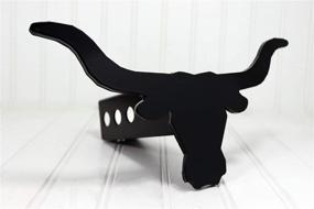 img 1 attached to Custom Hitch Covers 12749 Black Longhorn