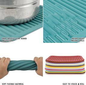 img 2 attached to 🔥 Silicone Trivets for Countertops by Smithcraft - Practical Holders for Heat Protection