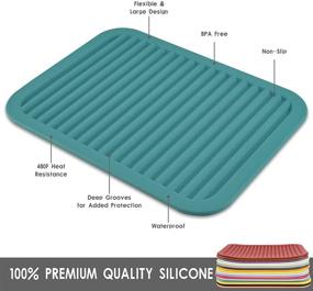 img 3 attached to 🔥 Silicone Trivets for Countertops by Smithcraft - Practical Holders for Heat Protection