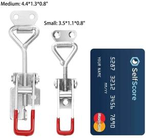 img 4 attached to Powerful and Convenient: 4 Pack of Houkiper Adjustable Industrial Pull Latch Tools