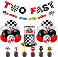 🏎️ speed into fun with race car two fast party decorations for a racing-themed 2nd birthday bash! logo