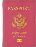 travel leather passport organizer protector travel accessories in passport covers логотип