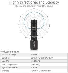 img 1 attached to FEELWORLD FM8: Универсальный компактный ружейный микрофон с шок-монтажем, ветрозащитой и кабелем для перехода на 3,5 мм - идеально подходит для записи звука, смартфонов, фильмов на камеру DSLR, влоггинга, музыки и прямых трансляций.