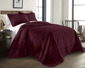 img 4 attached to Chezmoi Collection Kingston Oversized Bedspread