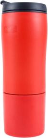 img 2 attached to 🔴 Red BPA-free Plastic Mighty Mug Biggie Tumbler, 18 oz - The Travel Mug That Won't Fall