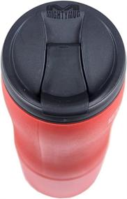 img 1 attached to 🔴 Red BPA-free Plastic Mighty Mug Biggie Tumbler, 18 oz - The Travel Mug That Won't Fall