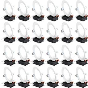 img 4 attached to 💡 24-пакет потолочных светильников Sunco Lighting Slim 6 дюймов с светодиодной подсветкой с засыпкой