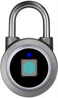 megafeis smart padlock with keyless biometric, bluetooth lock, mobile app, water resistant, suitable for gym, sports, bike, school, locker and storage - grey логотип