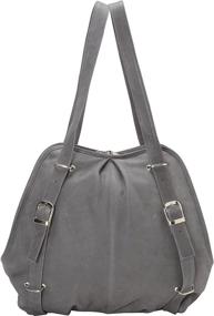 img 4 attached to Piel Leather Convertible Backpack Shoulder
