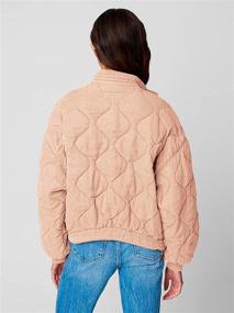 img 3 attached to 🧥 [BLANKNYC] Women's Tencel Drop Shoulder Quilted Jacket - Luxurious Fashion Clothing