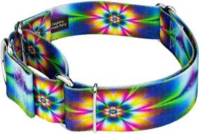 img 3 attached to Enhance Your Dog's Style with Country Brook Petz Groovy Collection Martingale Dog Collar