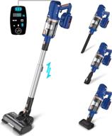 🧹 cordless stick vacuum cleaner - 265w 25kpa suction power, 4000mah rechargeable battery, up to 60-minute runtime - 8-in-1 led lightweight pet hair carpet hard floor vacuum by umlo v111 логотип